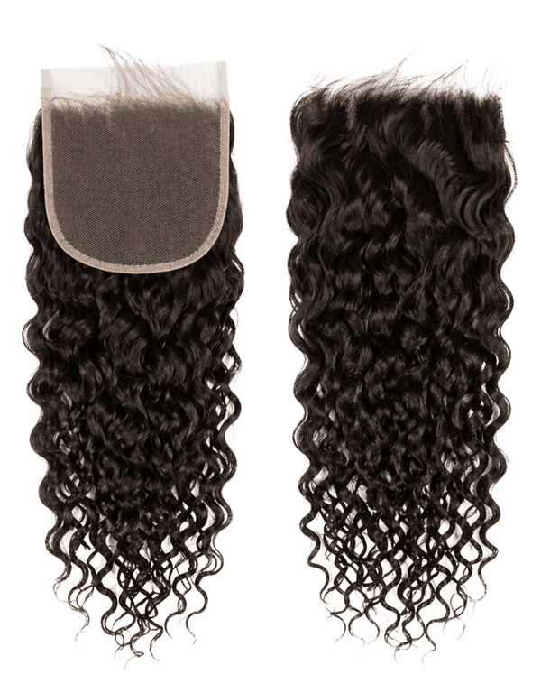 BRAZILIAN 10A 4x4 Closure - Water Wave"