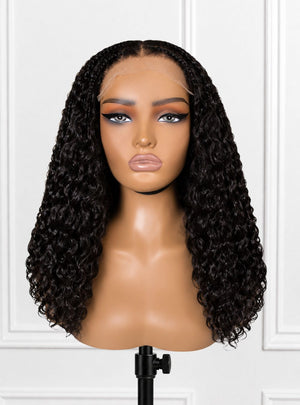 Peruvian 5x5 Lace Wig Boho Braiding 14 Inch