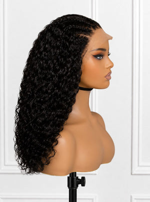 Peruvian 5x5 Lace Wig Boho Braiding 14 Inch