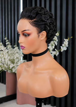 Brazilian Lace Frontal Pop Curl Pixie Wig