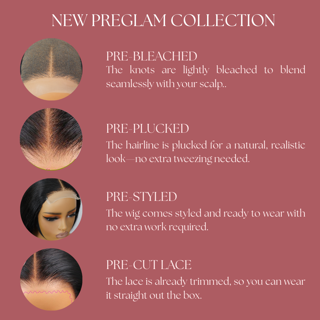 PreGlam Brazilian 4x4 Lace Wig Straight Bob