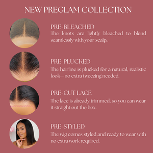 PreGlam Brazilian 4x4 Lace Wig Straight