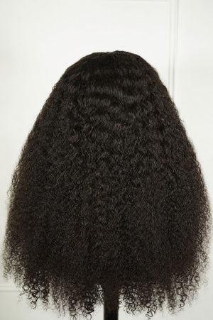Luxury Invisible Knot HD Lace Frontal Wig R Curl 18 Inch