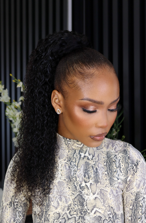 Brazilian Easy Draw String Ponytail Jerry Curl