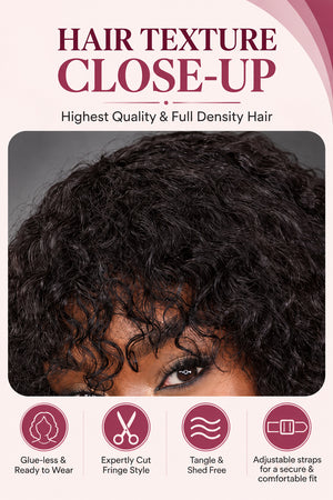 Brazilian Water Wave Fringe - Zoe