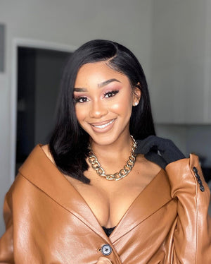 Double Drawn Peruvian Lace Front wig - Kimmie - 14"