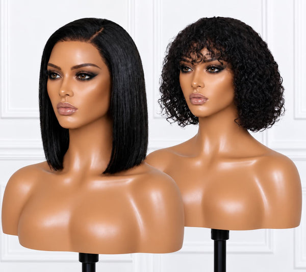 2 for 1 Wig Combo |Peruvian Lux High Density Bob 10" + Zoe