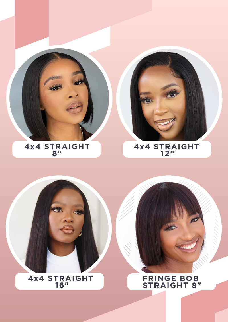 10 Straight Wig Wholesale Combo 3