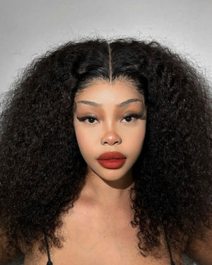 Peruvian LUX 13x4 Lace Frontal Wig Pixie Curly 18 Inch