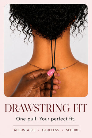 Drawstring Pre-Cut Peruvian 13x4 Lace Wig Water Wave