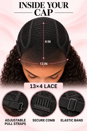 Double Drawn Peruvian Lace Frontal Wig 16 inch Straight