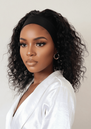 Brazilian Water Wave Headband Wig - 14"