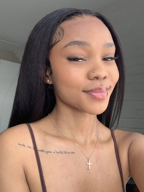 Brazilian Lace Front Wig KINKY STRAIGHT