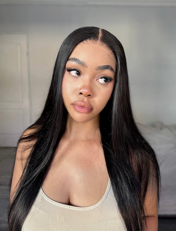 Peruvian 9x6 Pre Bleached Straight Lace Wig