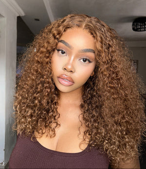 Brazilian 5x5 Lace Wig Golden Dream Wave 18 Inch