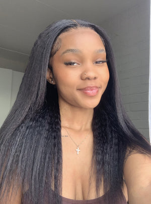 Brazilian Lace Front Wig KINKY STRAIGHT