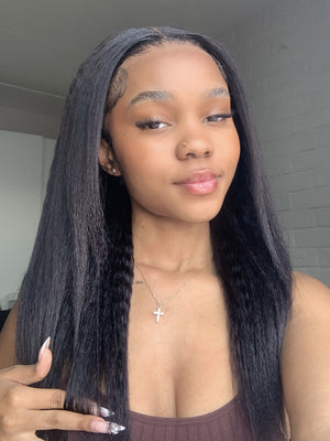 Brazilian Lace Front Wig KINKY STRAIGHT