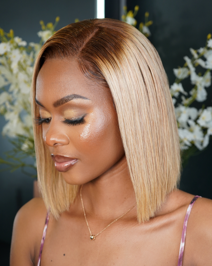Peruvian Kimmie Lace Frontal Wig  T311 - 10 Inch