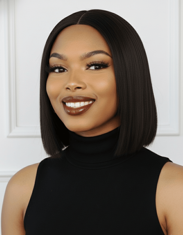 Brazilian Middle Part Wig - Straight - 8"