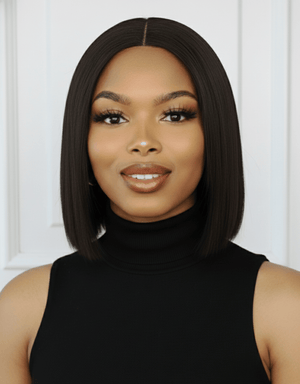 Brazilian Middle Part Wig - Straight - 8"