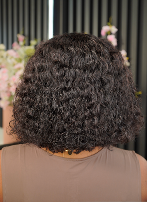 Brazilian Middle Part Wig - Water Wave - 8"