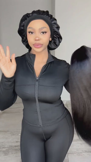 Pre Cut Brazilian 13x4 Drawstring Lace Wig Straight