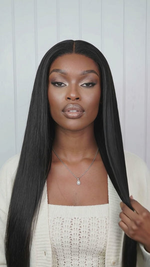2 for 1 Brazilian Straight Wig Combo | 16″ + 8″ 4×4 Lace