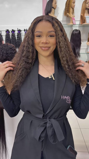 Peruvian HD 5x5 Lace Wig R Curl 230 22 Inch