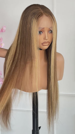 Peruvian LUX 13x4 Lace Frontal Wig Straight colour 427