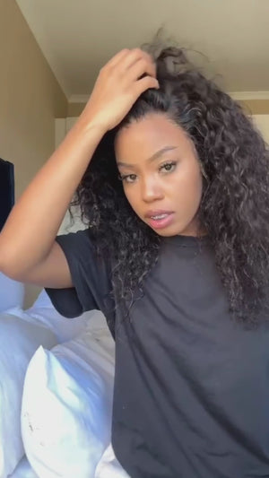 Brazilian Water Wave Lace Front Wig - 16"