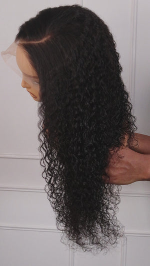 Peruvian 13x4 Lace Frontal Wig Burmese Curl