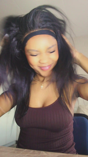 Brazilian Lace Front Wig KINKY STRAIGHT