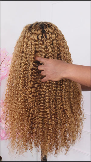 Peruvian HD Lace Frontal Wig Water Wave NC30 26 Inch