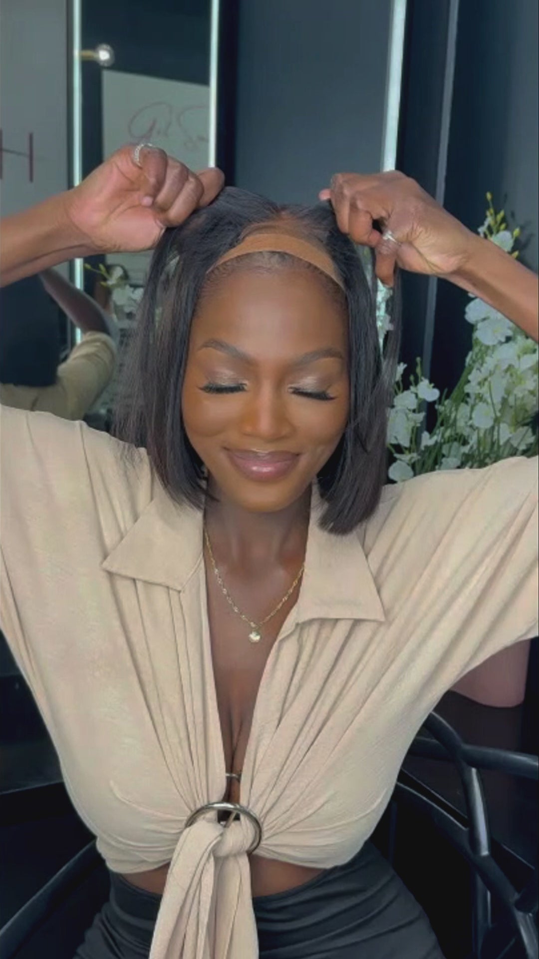 Peruvian HD 2x6 Lace Wig - Kimmie - Nat - 8"