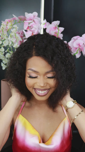 Brazilian 4x4 Lace Wig - Jerry Curl 12"