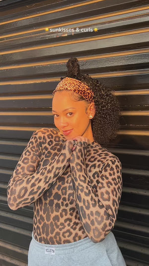 Brazilian Headband Wig - Jerry Curl - 12"