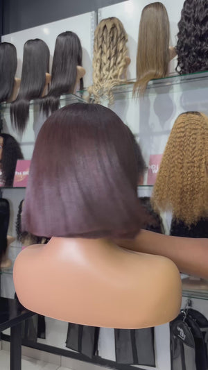 Vietnamese 13x4 Lace Wig Cardi Bob 10 Inch Col 1B33
