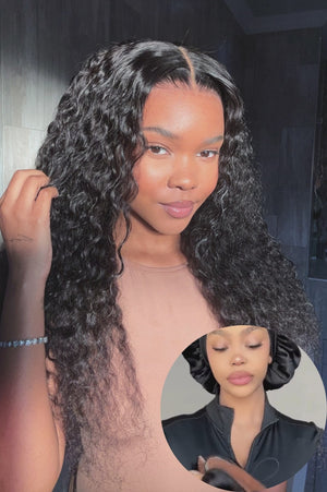 Brazilian 13x4 Drawstring Lace Wig Water Wave