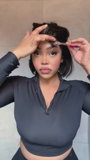 Brazilian Lace Front Wig - Straight - 8"