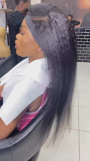 Brazilian Lace Front Wig KINKY STRAIGHT