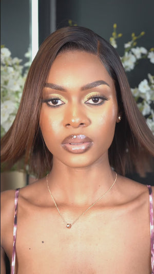 Peruvian Bob Lace Frontal Wig  Ruby T1B4