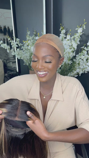 Peruvian HD 2x6 Lace Wig - Kimmie - Balayage - 12"