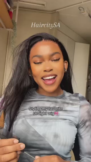 Double Drawn Peruvian Lace Front wig - Kimmie - 18"