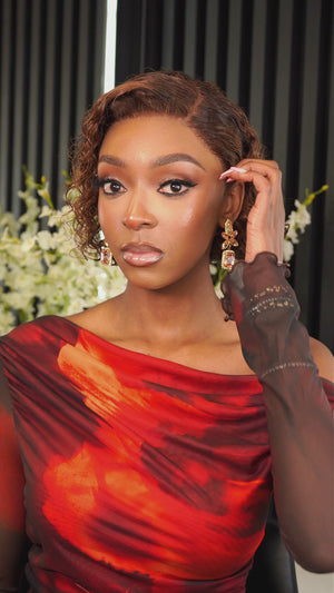 Brazilian 13x4 Bahama Blunt Wave Col 430 10 Inch