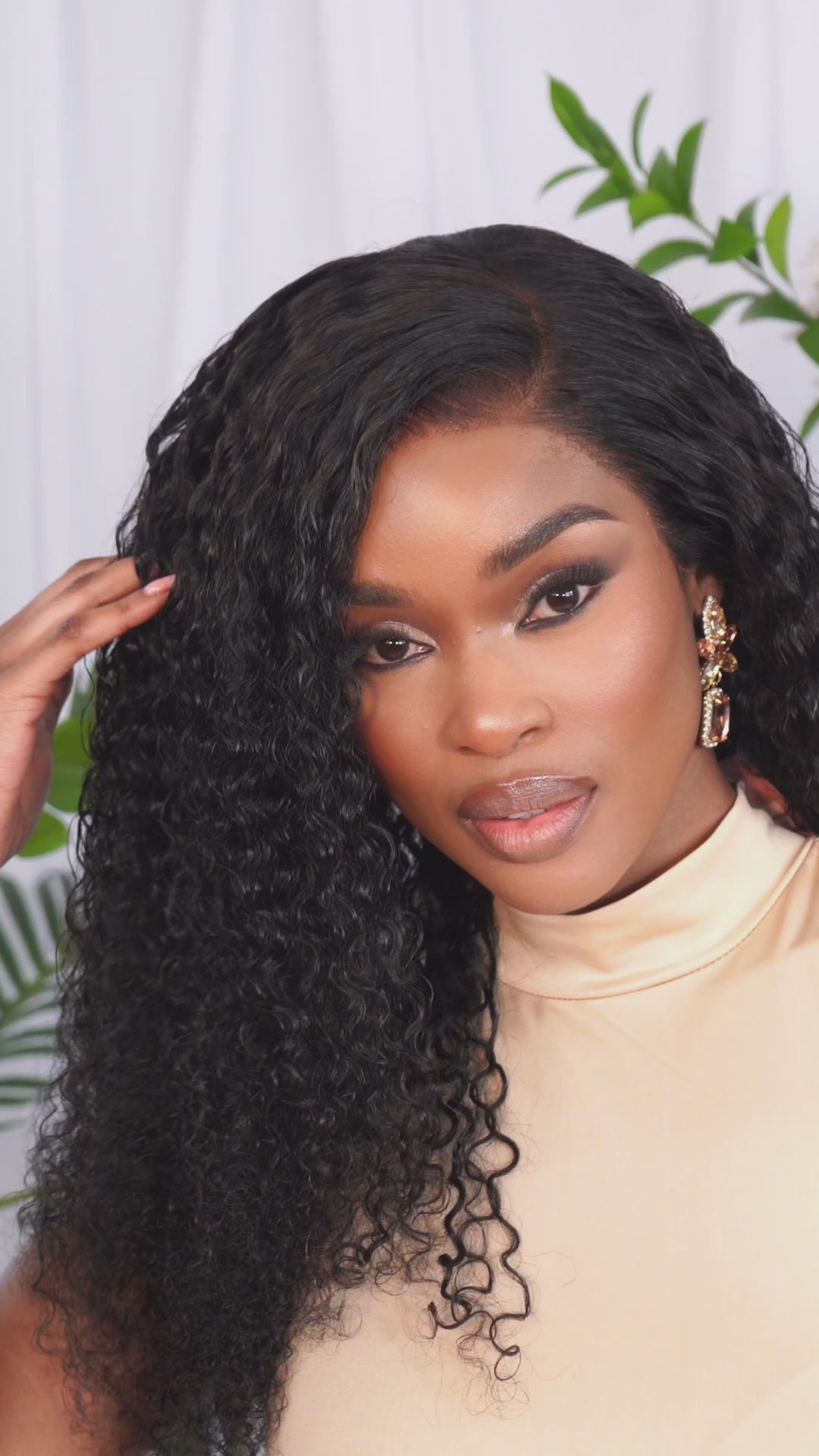 HD Peruvian 13x4 Lace Wig Velvet Curl 18 Inch