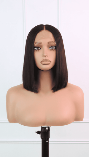 Peruvian HD 5x5 Wig Straight 8 Inch