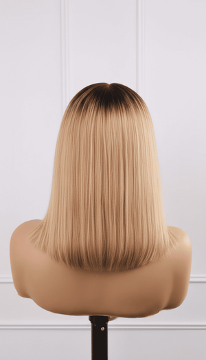 Peruvian 13x4 Blunt Cut Lace Frontal Wig  T311 10 Inch