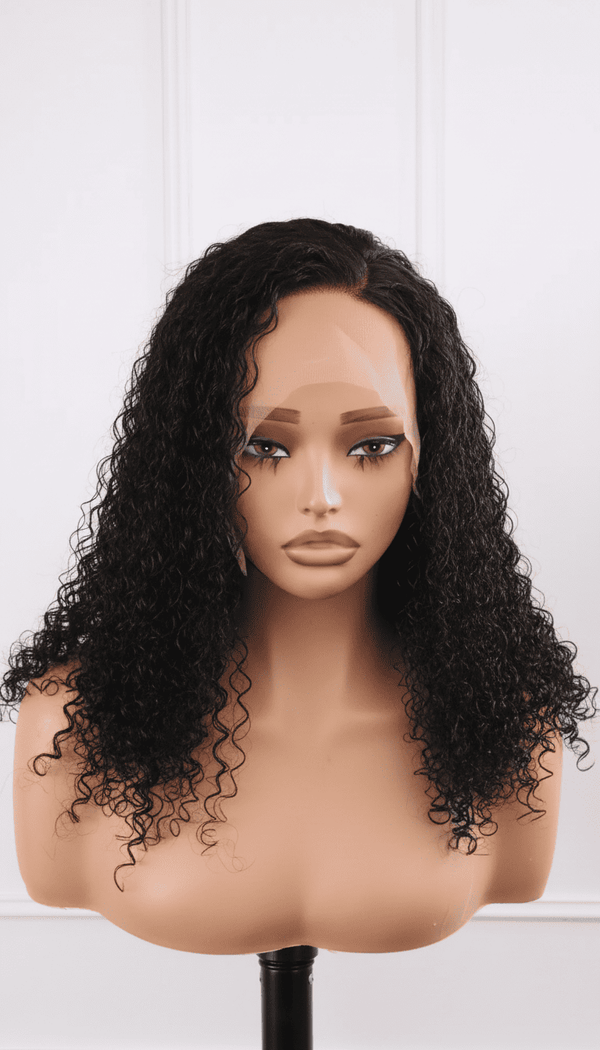 Peruvian 13x4 Lace Front Wig R Curl Nat 16 Inch