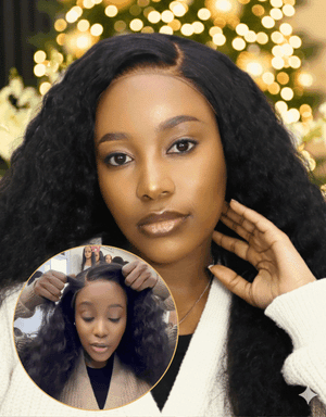 Peruvian  9x6 Pre Bleached Water Wave Lace Wig