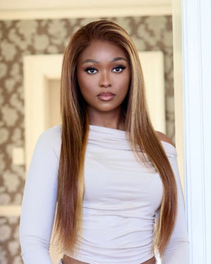 Peruvian LUX 13x4 Lace Frontal Wig Straight colour 427